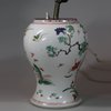 U803 Famille verte lamp base, Kangxi (1662-1722)