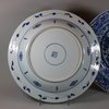 U814 Pair of Chinese blue and white deep dishes