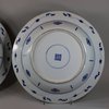 U814 Pair of Chinese blue and white deep dishes