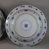 U814 Pair of Chinese blue and white deep dishes