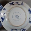 U816 Pair of Chinese blue and white lobed dishes