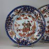 U818 Pair of Chinese verte-imari ‘Governor Duff’ plates