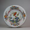 U819 Italian Faenza soup plate, Ferniani factory c. 1760-1800