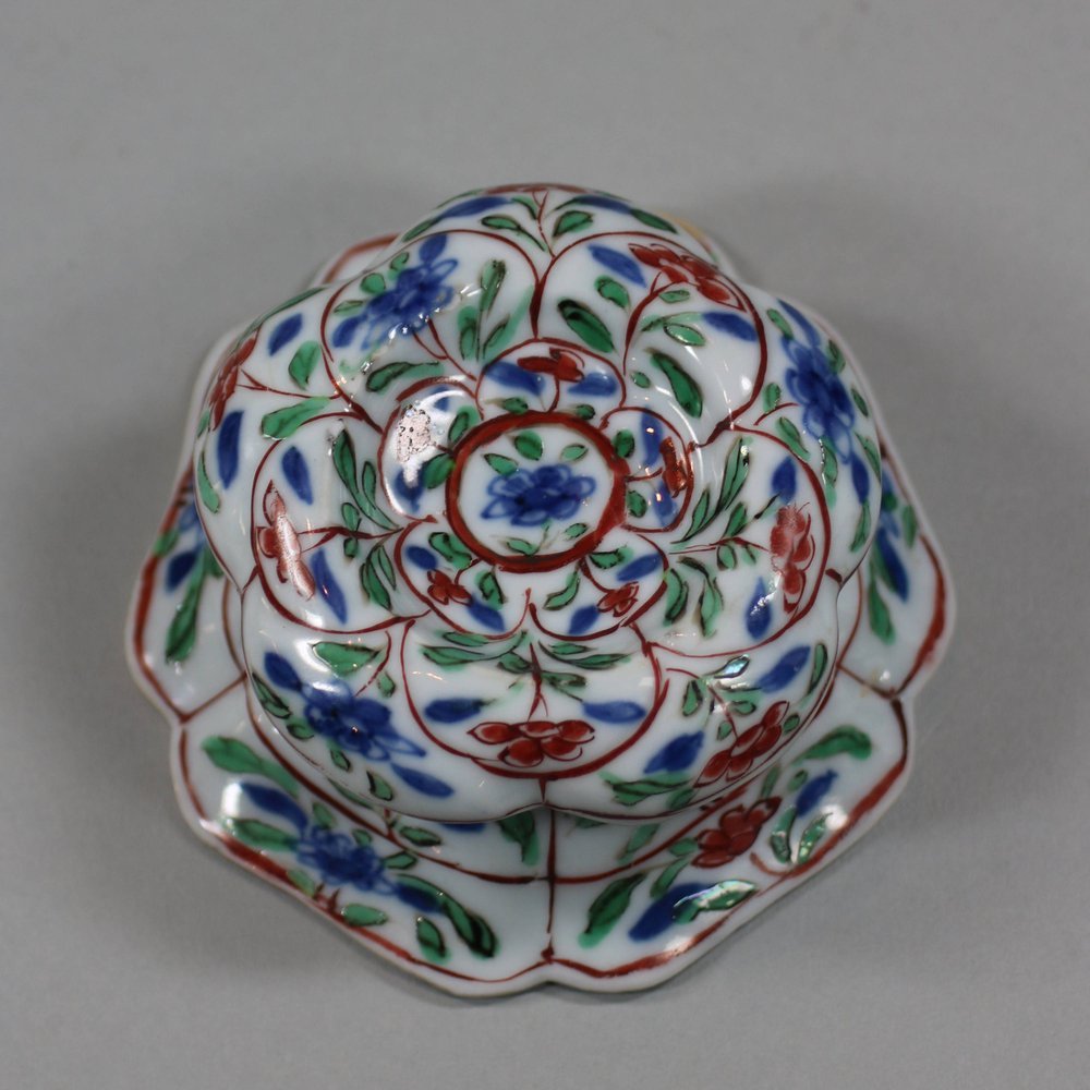 U823 Rare famille verte salt, Kangxi (1662-1722)