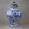 U872 Blue and white baluster vase, Kangxi (1662-1722)