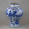 U872 Blue and white baluster vase, Kangxi (1662-1722)