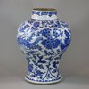 U872 Blue and white baluster vase, Kangxi (1662-1722)