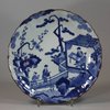 U876 Pair of Japanese Kakiemon blue and white kakiemon style dishes