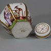 U888 Meissen hexagonal tea caddy and cover, circa 1723-24