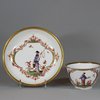 U889 Meissen porcelain teabowl and saucer, circa 1723