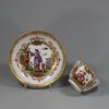 U890 Meissen teabowl and saucer, circa 1723-1724