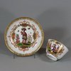 U891 Meissen teabowl and saucer, circa 1723-24