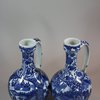 U905 Pair of Japanese Arita blue and white ewers, c 1680