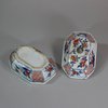 U908 Small Chinese Imari spice octagonal box and cover