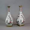 U929 Pair of Meissen Dutch decorated flasks