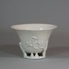 U931 Blanc de chine libation cup, Kangxi (1662-1722)