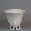 U931 Blanc de chine libation cup, Kangxi (1662-1722)