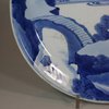 U939 Blue and white dish, Kangxi (1662-1722)