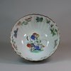 U942 Famille verte fluted bowl, Kangxi (1662-1722)