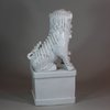 U955 Blanc de chine dog of Fo, Qing dynasty (1662-1916)