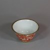 U961 Meissen Hausmalerei teabowl, circa 1720