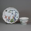 U964 Meissen octafoil teabowl and saucer, circa 1735