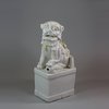 U997 Blanc de chine dog of Fo, 18th century