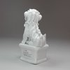 V148 Blanc de chine Buddhist lion joss-stick holder