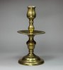 V181 Dutch brass Heemskerk candlestick, circa 1680