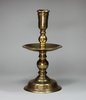 V182 Dutch brass Heemskerk candlestick