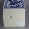 V192 Blue and white caddy,  Kangxi(1668-1722)