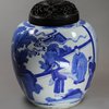 V210 Blue and white jar, Kangxi (1662-1722)