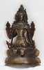 V212 Tibetan gilt bronze figure of Tara, 16th-17th century