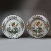 V226 Pair of Faenza faience plates, circa 1770-80