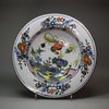 V233 Italian Faenza soup plate, Ferniani factory c. 1760-1800