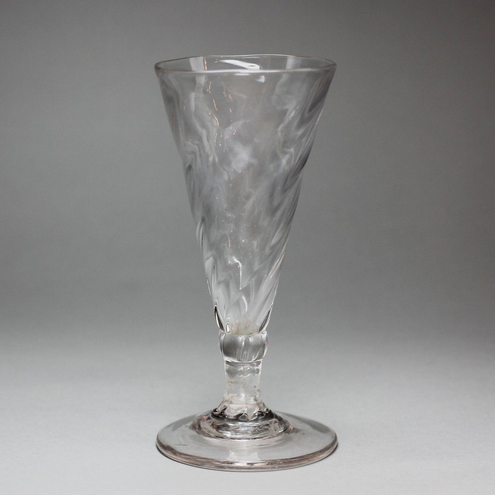 V357 English wine glass, 18th/19th century