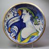 V459 Castel Durante maiolica dish, circa 1530,