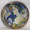 V459 Castel Durante maiolica dish, circa 1530,