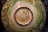 V505 Large 17th century Talavera bowl the centre decorated with a