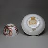 V55 Doccia teabowl and associated saucer, circa 1755