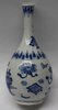 V575 Blue and white pear-shaped bottle vase, Kangxi (1662-1722)