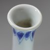 V575 Blue and white pear-shaped bottle vase, Kangxi (1662-1722)