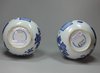 V576 Pair of Chinese blue and white bottle vases