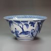 V619 Blue and white bowl, Kangxi (1662-1722)