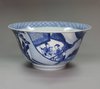 V619 Blue and white bowl, Kangxi (1662-1722)