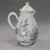 V622 Grisaille cream jug and cover, Qianlong (1736-95)