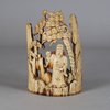 V689 Late Ming ivory fragment, early 17th century