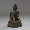 V750 Bronze figure of Buddha, 12th-13th century