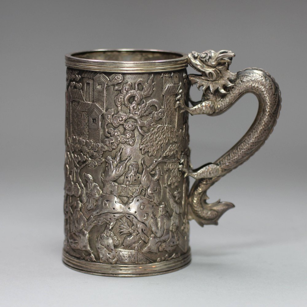 V821 Silver mug, late 19th century