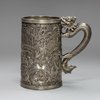 V821 Silver mug, late 19th century